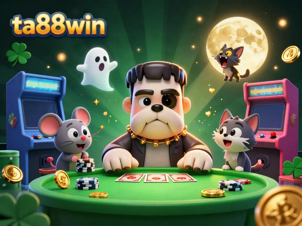 Experience thrilling gameplay at ta88win with vibrant cartoon characters and dazzling casino themes.