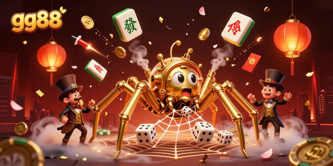 Engage with gg88's thrilling steampunk-themed illustration with unique gambling elements and characters.