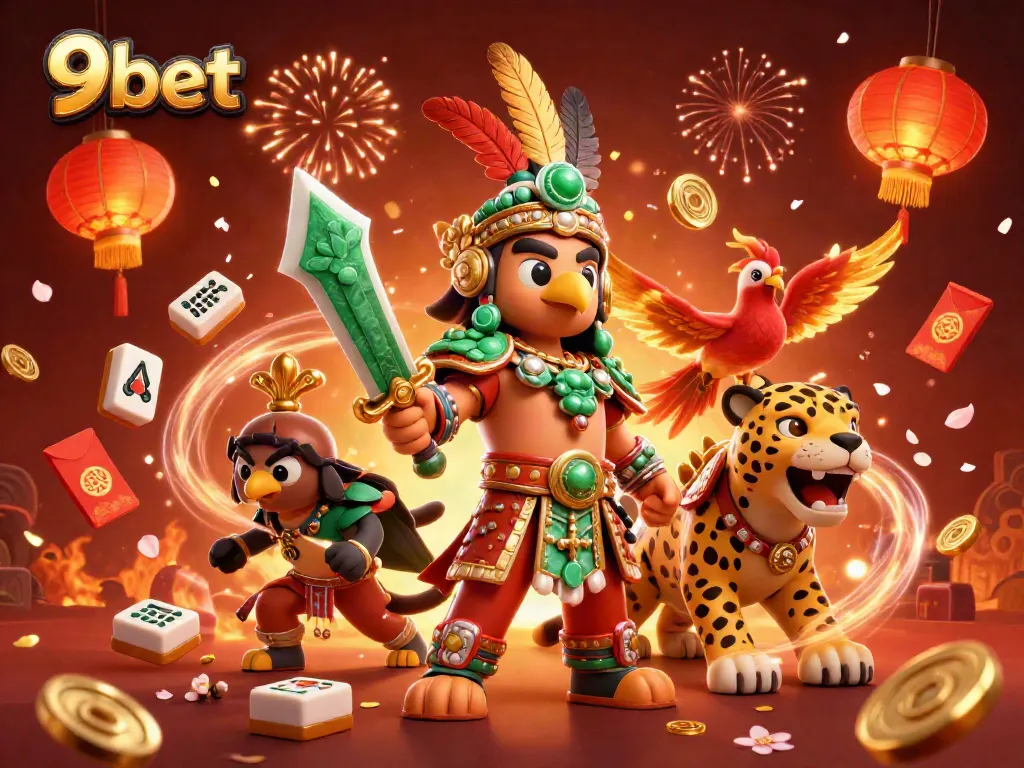 Experience thrilling excitement at 9bet with dynamic casino elements and action-packed characters.