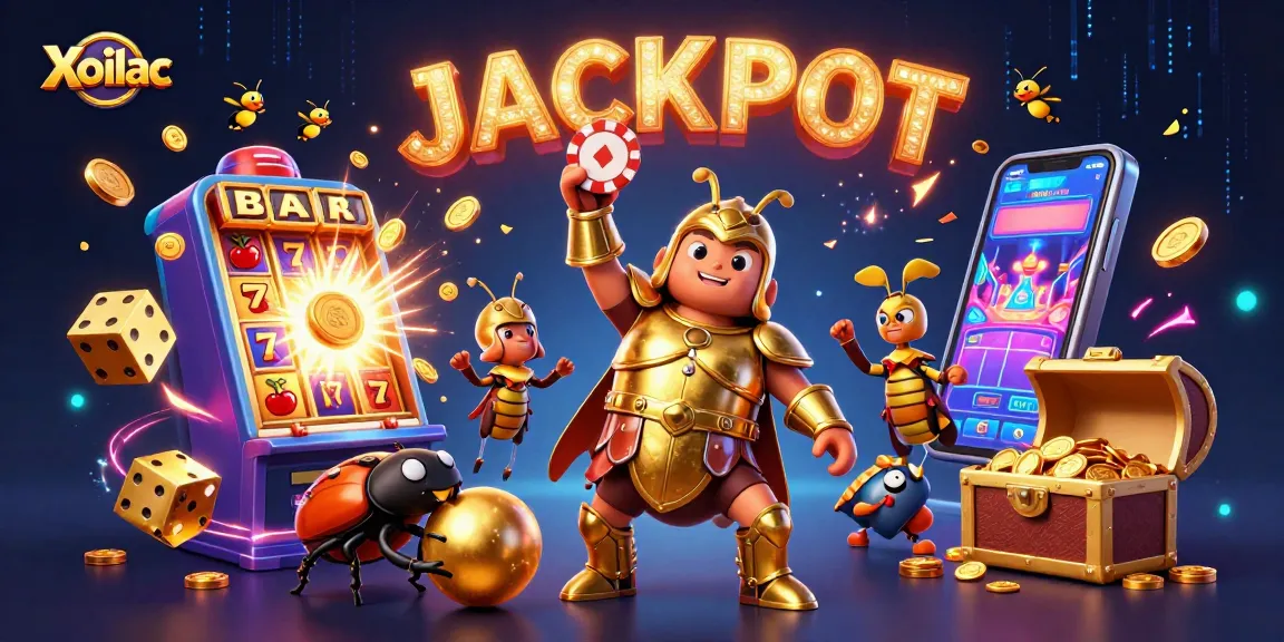 Xoilac celebrates the thrill of winning with animated moments of gaming triumphs and excitement.