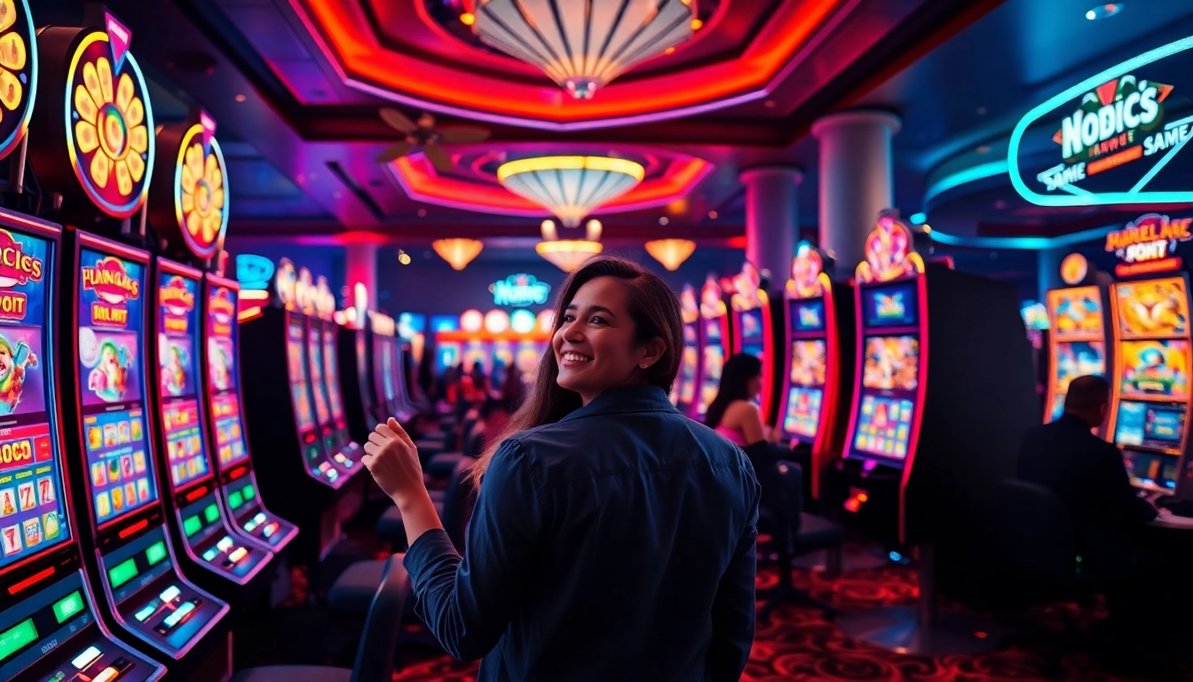 Menangkan slot gacor di kasino dengan mesin penuh warna dan suasana meriah.