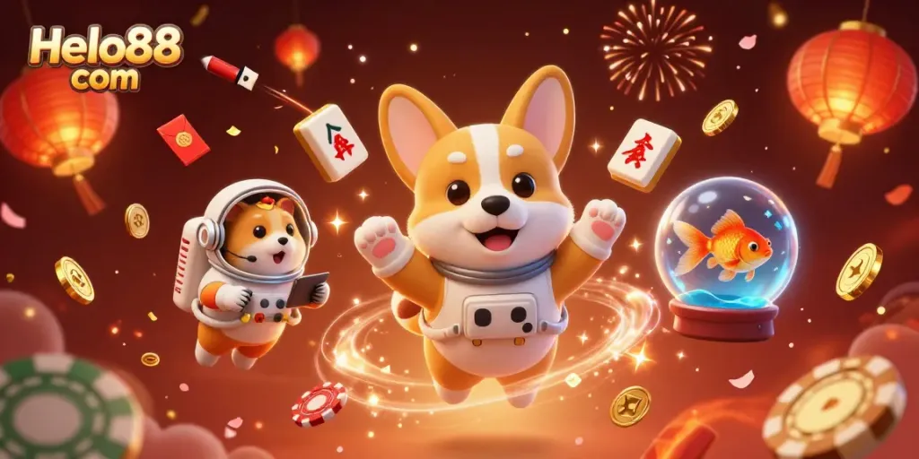 Experience thrilling gaming at Helo88 com with space-themed casino excitement and engaging characters.