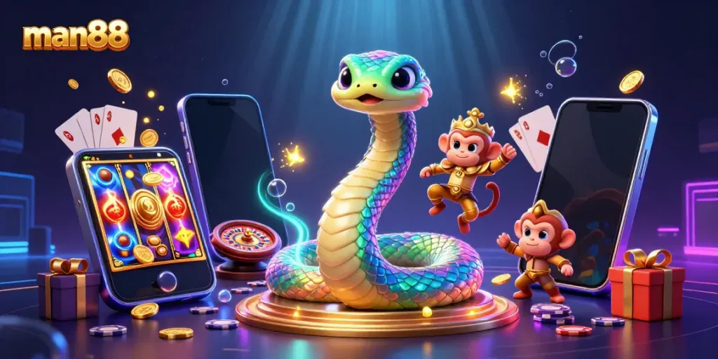 Engage with thrilling gameplay at man88 featuring a vibrant casino scene