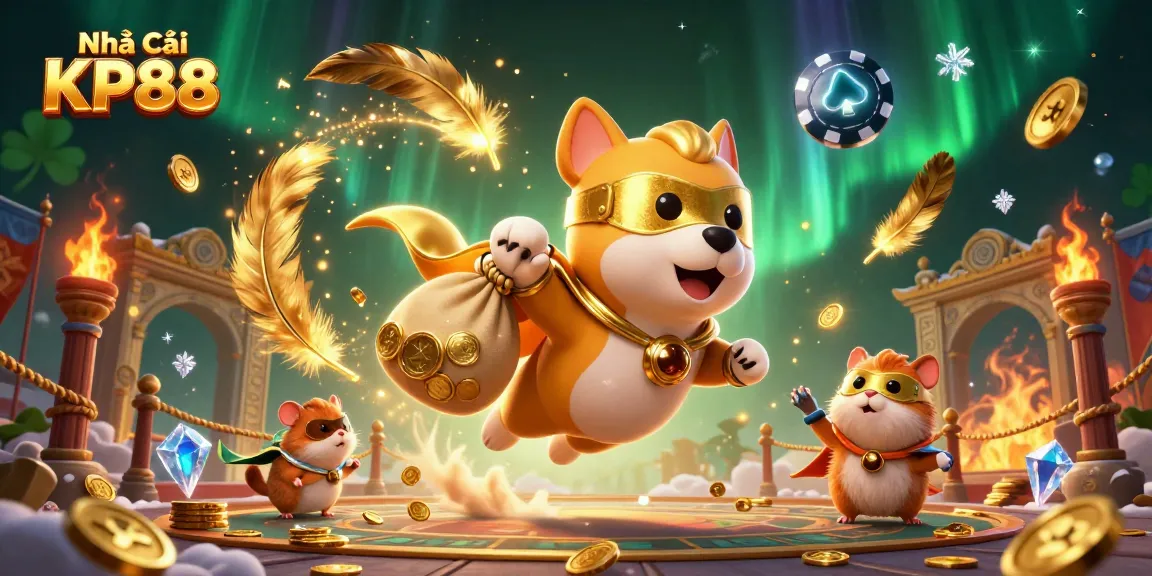 Experience thrilling gameplay at Nhà Cái KP88 with vibrant casino elements and enchanting characters.
