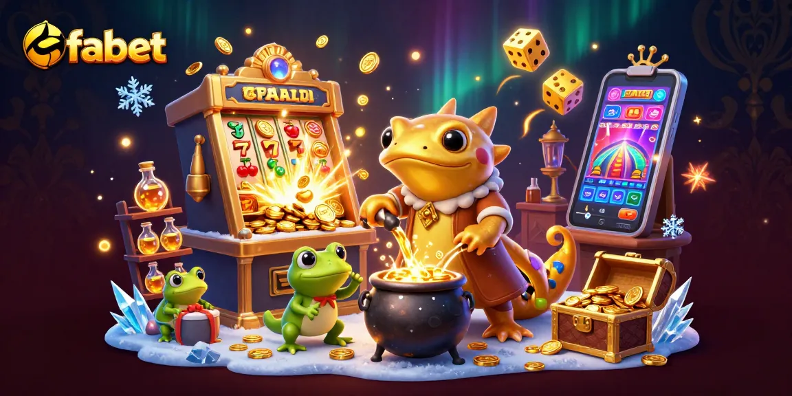 Experience fabet magic in a vibrant casino scene overflowing with gold and excitement.