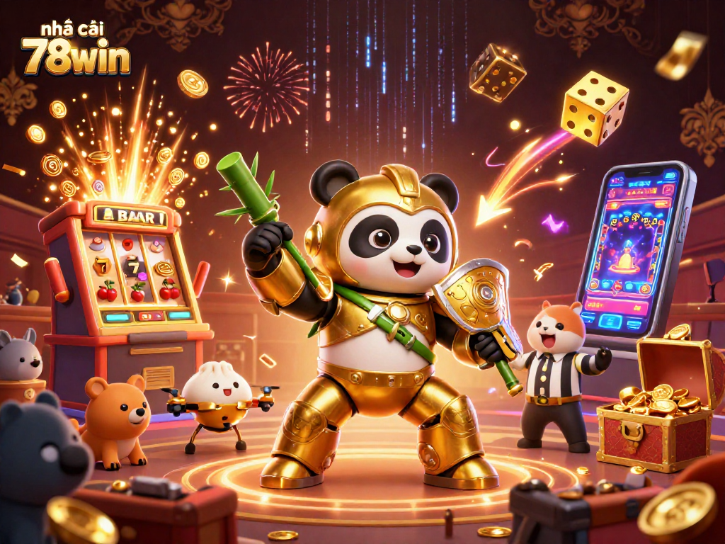 Experience the excitement at nhà cái 78win with a vibrant casino-themed visual extravaganza.