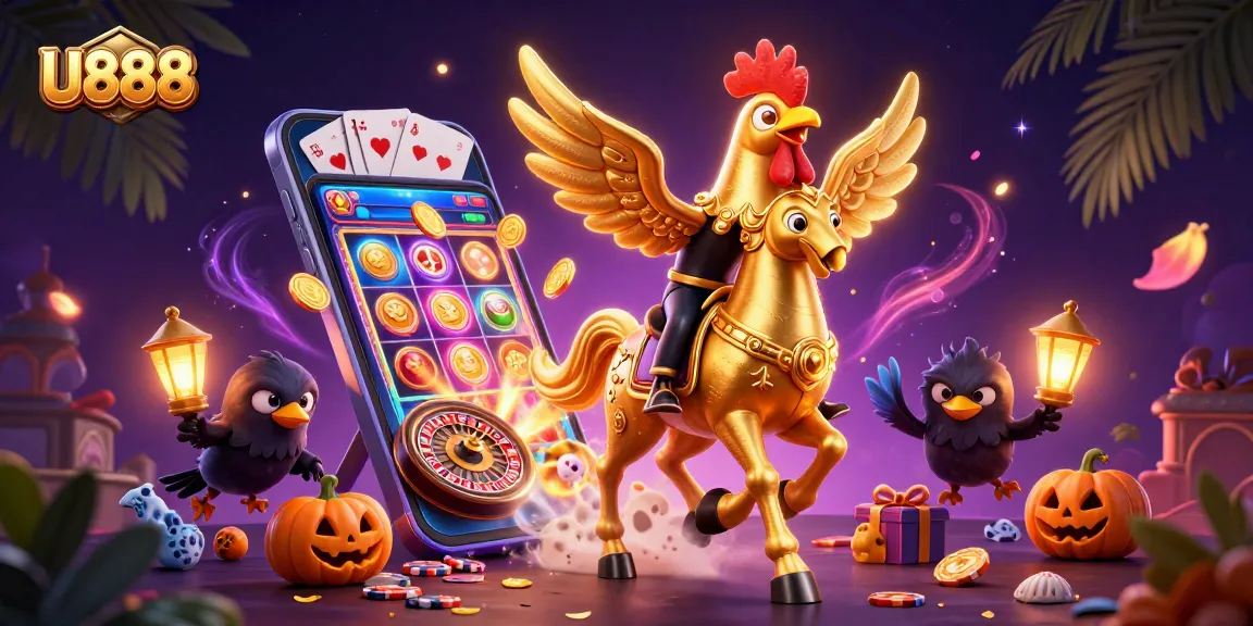 Experience excitement on U888 while spinning reels and winning gold in a vibrant casino.