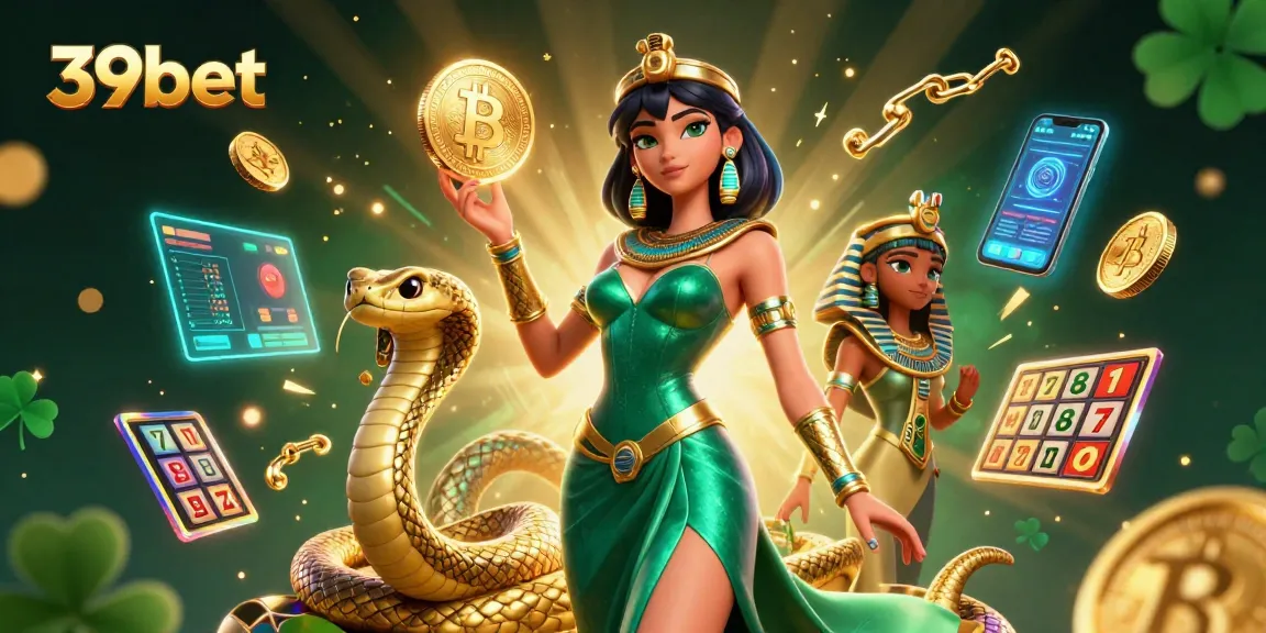 Experience the thrill at 39bet with vibrant slot game elements and captivating 3D characters.