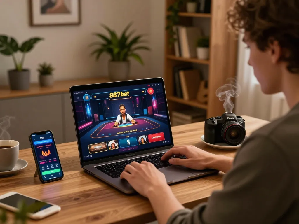 Mergulhe na emocionante experiência de jogos online da 887bet no conforto da sua casa.
