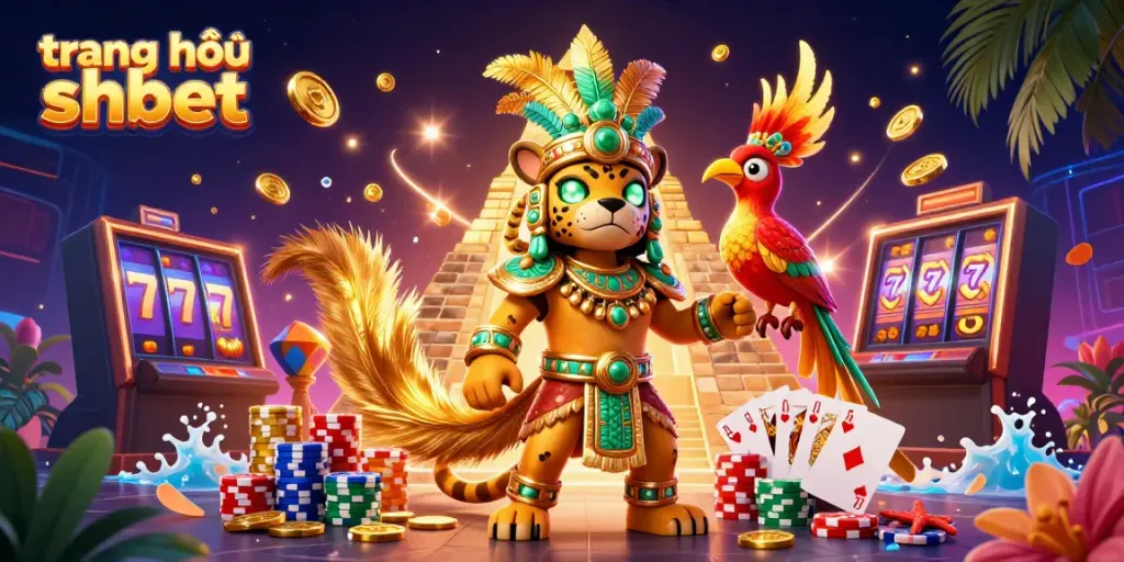 Experience the excitement of trang chủ shbet with dynamic casino action featuring lucky symbols and vibrant colors.