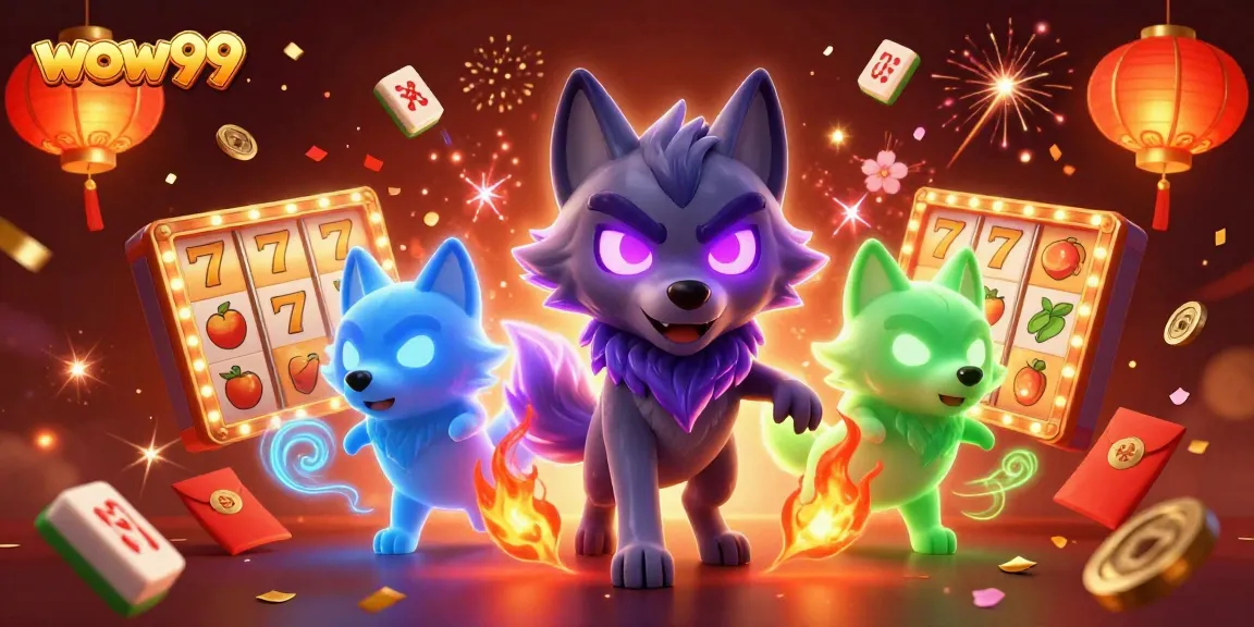 Bermain di WOW99 dengan keberuntungan slot dan simbol kemenangan yang bersinar