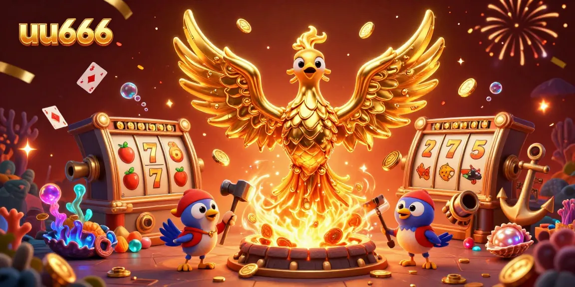 Experience thrilling gameplay at uu666 with golden winnings and dynamic 3D casino elements.