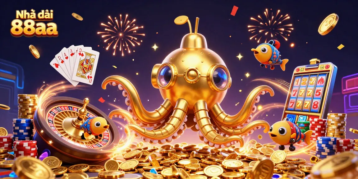 Experience the excitement of Nhà cái 88aa with stunning 3D visuals of casinos and games.