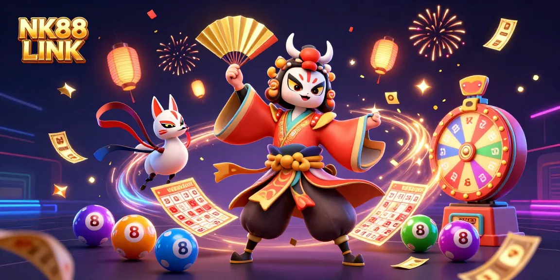 Experience the excitement of betting with NK88 LINK as vibrant lottery elements and stunning characters come alive.