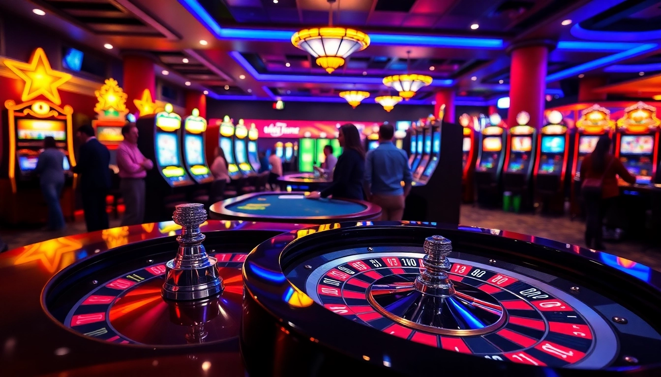 Profitez d'un jeu excitant dans un casino qui accepte usdt avec des machines à sous colorées.