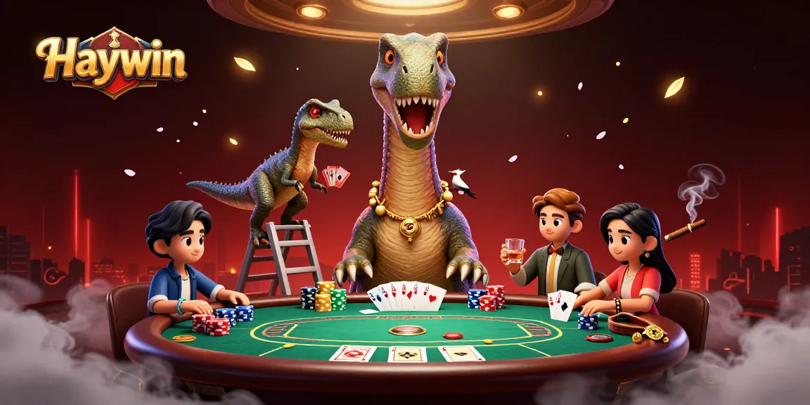 Haywin engages players in an epic poker showdown featuring vibrant characters and thrilling game elements.