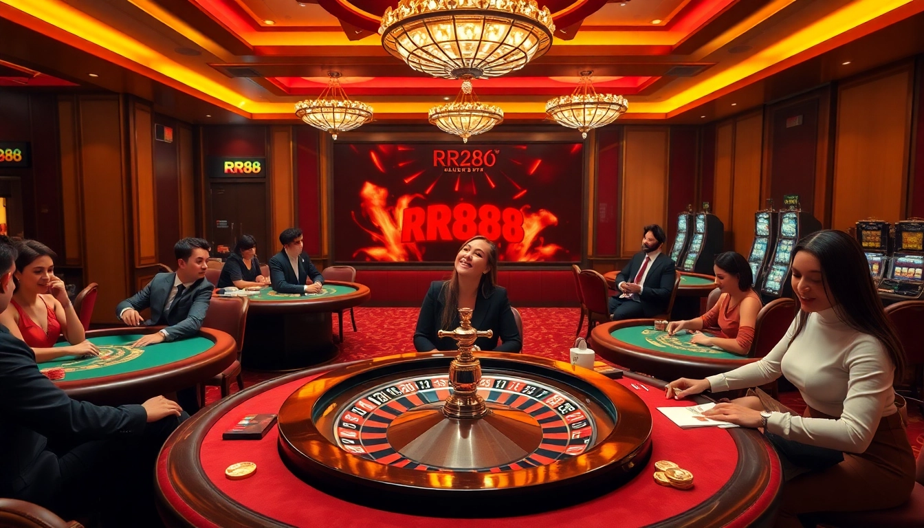 Experience the excitement at RR88 Casino with engaging games and vibrant tables.