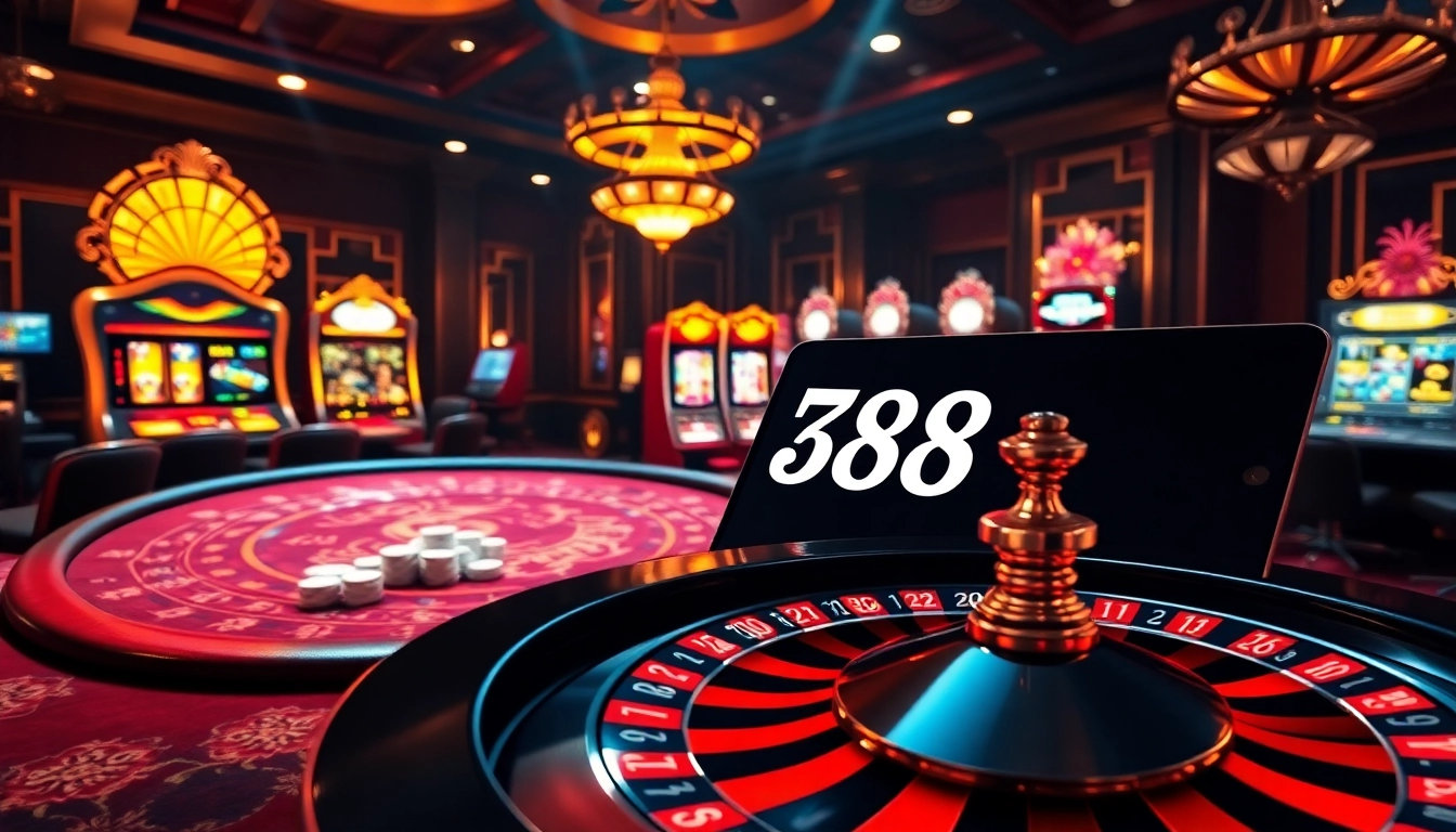 Players engaging with the exciting online platform 788t in a vibrant casino atmosphere.