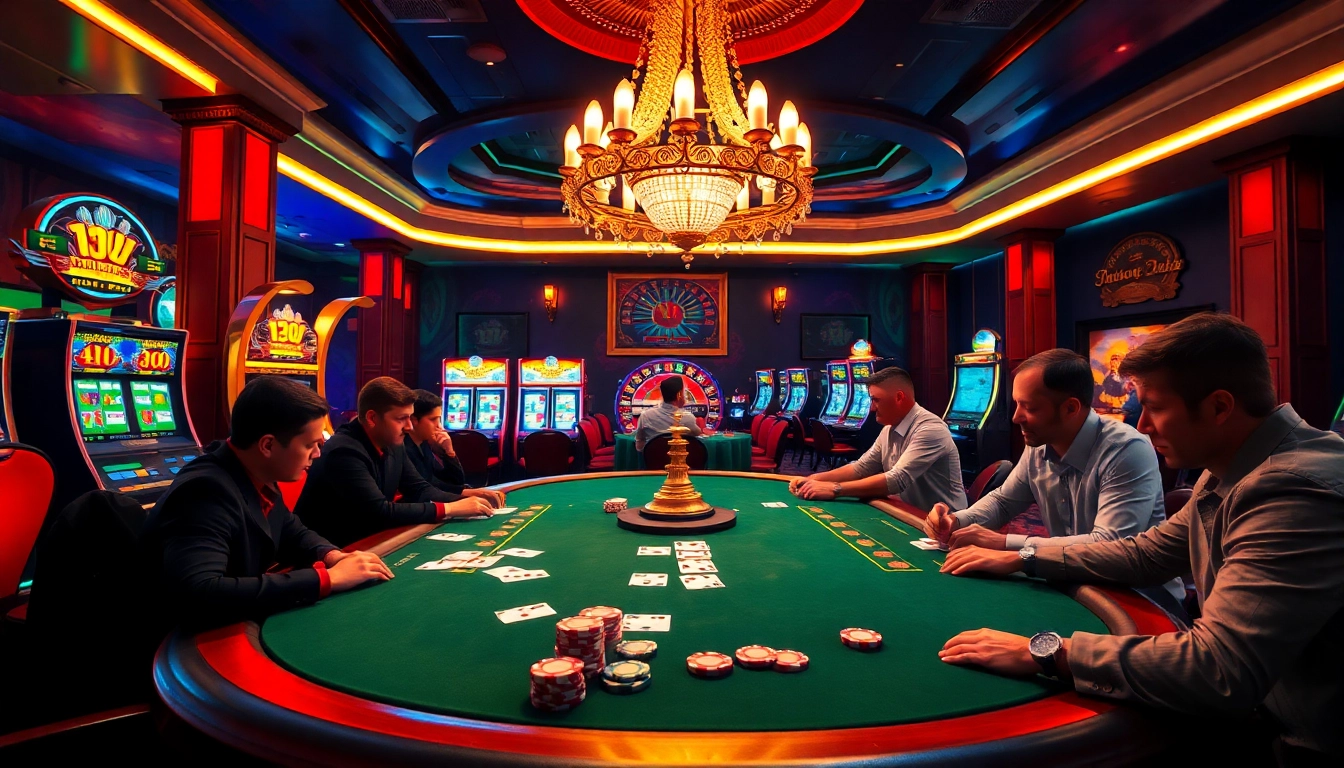 Experience the thrill of gambling at 789f's luxurious poker tables and vibrant casino atmosphere.