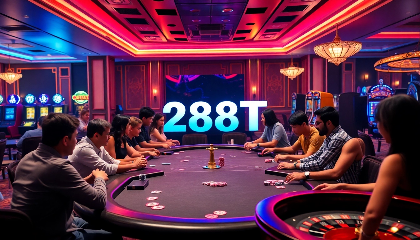 Experience exciting gaming strategies at 288T's luxurious online casino.